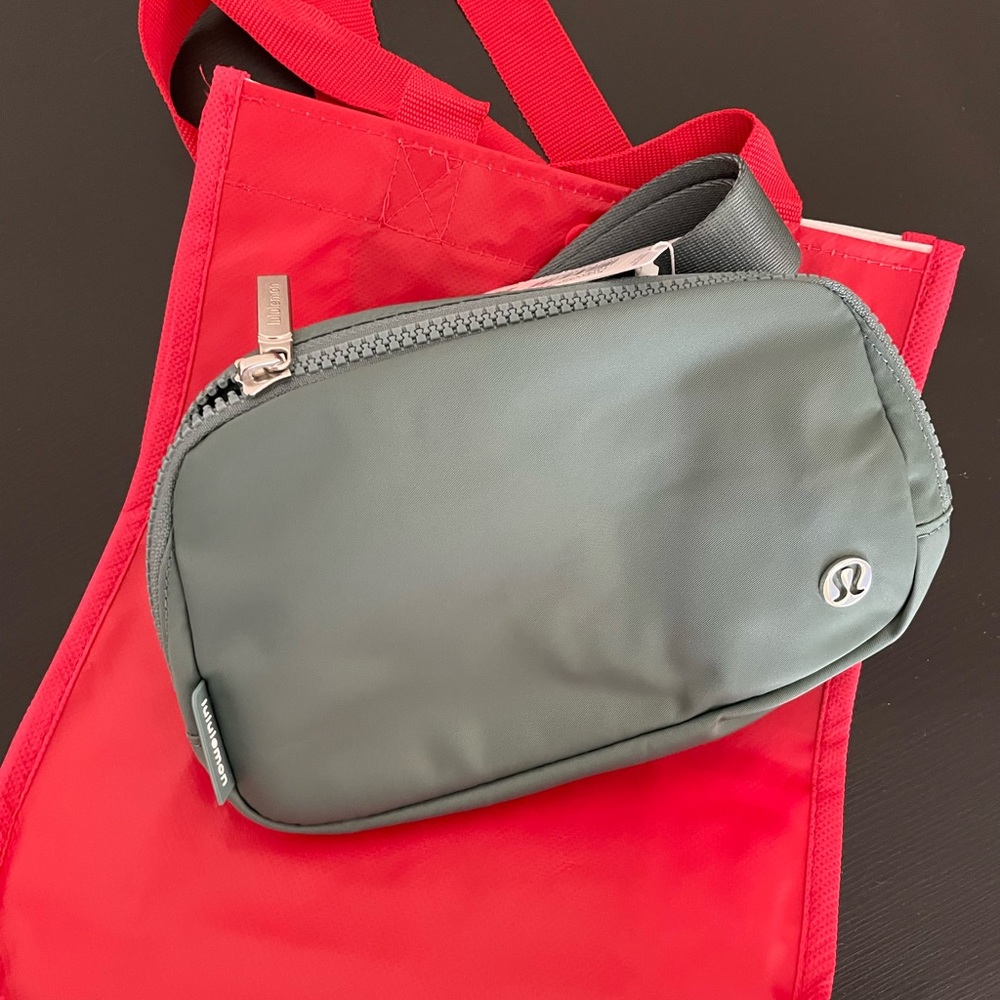 Lululemon belt bag- bluish gray color